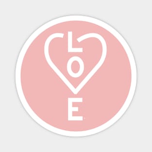 Pink Love Magnet